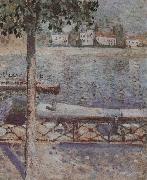 Edvard Munch Landscape oil painting